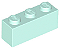 Tijolo 1x3 Light Aqua - Imagem 1