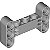 Viga 3X5 Perpendicular H-Shape Cinza Claro - Imagem 1