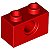 Tijolo Lego 1x2 com Furo Vermelho - Imagem 1