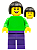 Minifigura Lego Spike - Mulher - Imagem 1