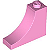 Tijolo com arco invertido 1x3x2 Rosa Brilhante - Imagem 1