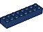 Tijolo 2x8 Azul Escura - Imagem 1