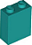 Tijolo 1x2x2 Dark Turquoise - Imagem 1