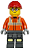 Minifigura Lego City - Homem Construtor - Imagem 1