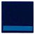 Placa Lisa 1x1 Azul Escura com Listra Dark Azure - Imagem 1