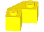 Tijolo modificado 2x2 Faceado Amarelo - Imagem 1
