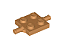 Placa modificada 2x2 com encaixe para rodas Medium Nougat - Imagem 1
