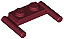 Placa 1x2 com alça na extremidade Dark Red - Imagem 1