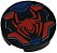 Placa Lisa Redonda 2x2 com Desenho de Aranha - Imagem 1
