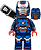 Minifigura Lego Super Heroes - Iron Patriot MK1 - Imagem 1