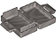 Maleta Flat Silver - Imagem 1