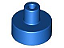Placa redonda 1x1 com pino Azul - Imagem 1