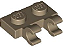 Placa Modificada 1x2 com Clipes Horizontais Bege Escura - Imagem 1