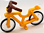 Bicicleta Laranja Brilhante - Imagem 1