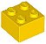 Tijolo 2x2 Amarelo - Imagem 1