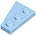 Placa Lego Direita 3x2 Azul Clara Brilhante - Imagem 1