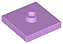 Placa Modificada 2x2 com conector no centro Medium Lavender - Imagem 1