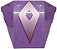 Inclinação 4x4 com desenho de Diamante Medium Lavender - Imagem 1