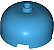 Tijolo Redondo 3x3x1 1/3 Dome Top com Stud Aberto Dark Azure - Imagem 1