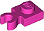 Placa Modificada 1x1 com clip vertical Rosa Escura - Imagem 1