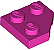 Placa com Canto Cortado 2x2 Dark Pink - Imagem 1