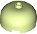 Tijolo Redondo 3x3x1 1/3 Dome Top com Stud Aberto Yellowish Green - Imagem 1