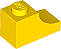 Tijolo em Arco Invertido 1x2 Amarelo - Imagem 1
