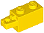 Tijolo Modificado 1x2 com 01 dobradiça Amarelo - Imagem 1