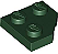 Placa com Canto Cortado 2x2 Verde Escura - Imagem 1