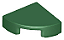 Placa redonda 1x1 de 1/4 Verde Escura - Imagem 1