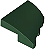 Cunha 2x2x2/3 Esquerda Verde Escura - Imagem 1