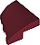Cunha 2x2x2/3 Direita Dark Red - Imagem 1