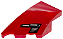 Cunha 4x2 Esquerda sem Pinos Vermelha com Desenho de Farol da Ferrari SF90 - Imagem 1