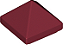 Inclinação quádupla 45 1x1x 2/3 Dark Red - Imagem 1