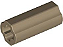 Conector de Eixo 2L (Liso com x Furo + Orientação) Bege Escuro - Imagem 1