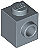 Tijolo Modificado 1x1 Com Furo Lateral Sand Blue - Imagem 1