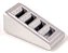 Inclinação 18 2 x 1 x 2/3 com 4 Slots prateada - Imagem 1