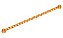 Corrente com 21 Links (16-17L) Translúcida Laranja - Imagem 1
