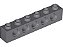 Tijolo Lego Technic 1x6 com Furos Cinza Escuro - Imagem 1