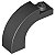 Tijolo com Arco 1x3x2 topo Curvo Preto - Imagem 1