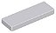 Placa Lisa 1x3 Cinza Claro - Imagem 1