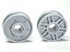 Roda 18mm D. x 8mm com Parafusos Falsos e Raios Profundos com Anel Interno - Cinza Claro - Imagem 1