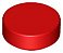 Placa Lisa Redonda 1x1 Vermelha - Imagem 1