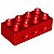 Tijolo LEGO DUPLO Technic 2x4 com 3 furos - Imagem 1