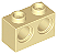 Tijolo Technic 1x2 com dois furos Bege - Imagem 1