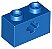 Tijolo Technic 1x2 com Furo para Eixo azul - Imagem 1