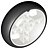 Roda 56x14 Technic com furo para eixo e 8 furos com pneu de borracha preto fixo - Imagem 1