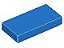 Placa Lisa 1x2 com Ranhura Azul - Imagem 1