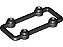 Barra 1x6x3 com 4 studs Preto - Imagem 1