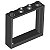 Janela 1x4x3 - sem guias Preta - Imagem 1